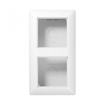 Jung A500 Aufputz-Gehäuse 2fach Aufputzrahmen AS582AWW