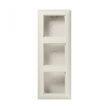 Jung AS500 Aufputz-Gehaeuse 3fach Weiß AS583AW