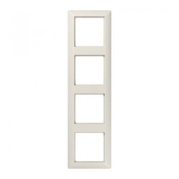 Jung AS500 Rahmen 4fach Weiß AS584