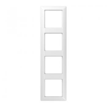 Jung AS500 Rahmen 4fach Alpinweiß AS584WW