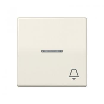 Jung AS500 Kontroll Wippe mit Symbol Klingel Weiß AS591KO5K