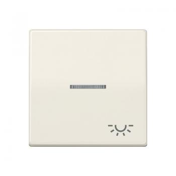 Jung AS500 Kontroll Wippe mit Symbol Licht Weiß AS591KO5L