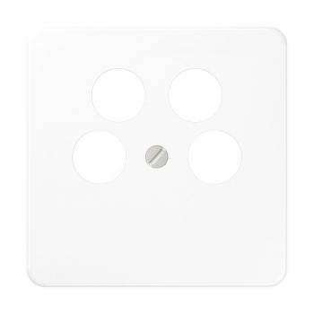 Jung CD500 SAT-Adeckung 4loch Alpinweiß CD561-4SAT2WW