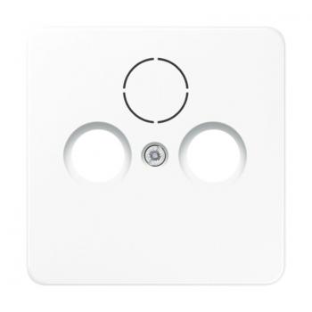 Jung CD500 SAT-Adeckung 3loch Alpinweiß CD561SATWW