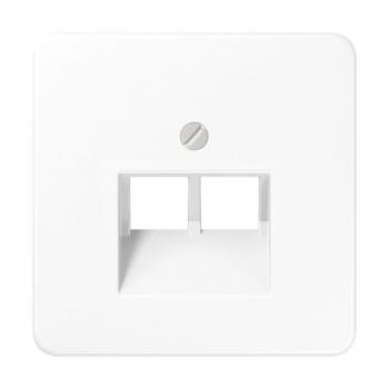 Jung CD500 UAE/ISDN Abdeckung 2fach Alpinweiß CD569-2UAWW