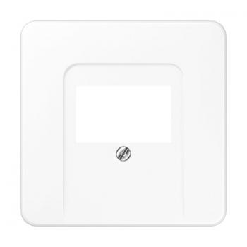 Jung CD500 TAE/LS-Abdeckung Alpinweiß CD569TWW