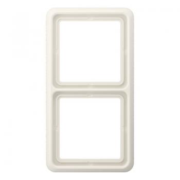 Jung CD500 Rahmen 2fach Weiß CD582W