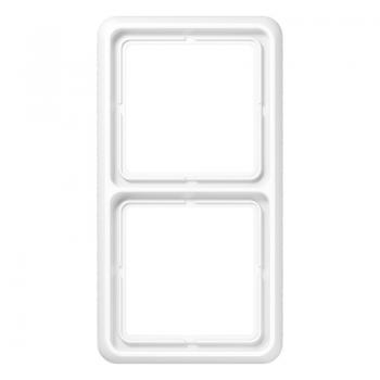 Jung CD500 Rahmen 2fach Alpinweiß CD582WW