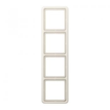 Jung CD500 Rahmen 4fach Weiß CD584W