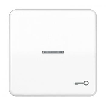 Jung CD500 Kontroll Wippe mit Symbol Tuer Alpinweiß CD590KO5TWW