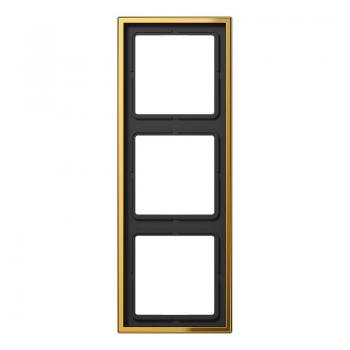 Jung LS990 Rahmen 3fach Gold GO2983
