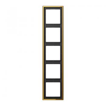 Jung LS990 Rahmen 5fach Gold GO2985