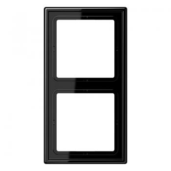 Jung LS990 Rahmen 2fach Schwarz LS982SW