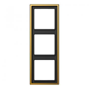 Jung LS990 Rahmen 3fach Gold LS983GGO