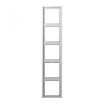 Jung LS990 Rahmen 5fach Lichtgrau LS985LG