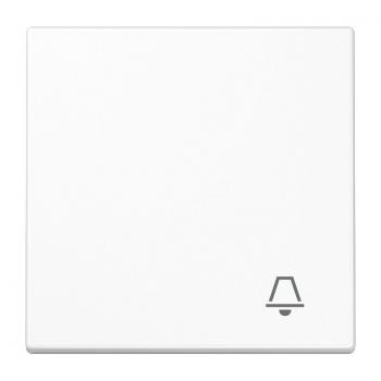 Jung LS990 Wippe mit Symbol Klingel Alpinweiß LS990KWW