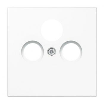 Jung LS990 SAT-Adeckung 3loch Alpinweiß LS990SATWW