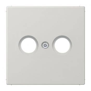Jung LS990 Antennenabdeckung 2loch Lichtgrau LS990TVLG