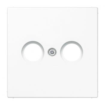 Jung LS990 Antennenabdeckung 2loch Alpinweiß LS990TVWW