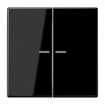 Jung LS990 Kontroll Serien Wippe Schwarz LS995KO5SW