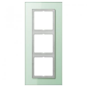 Jung LS plus Rahmen 3fach Glas mattweiß LSP983GLAS