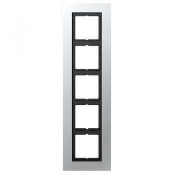 Jung LS plus Rahmen 5fach Aluminium LSP985AL