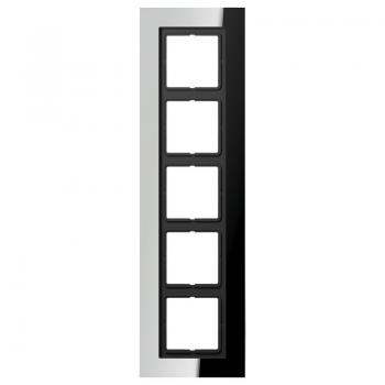 Jung LS plus Rahmen 5fach Glanzchrome LSP985GCR