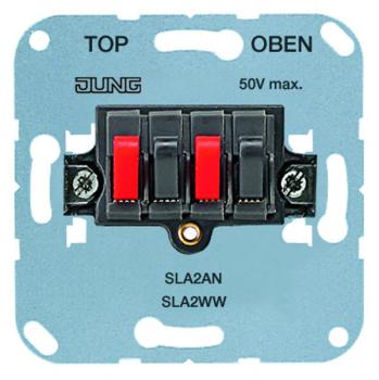 Jung Stereo-Lautsprecher-Anschlussdose SLA2AN