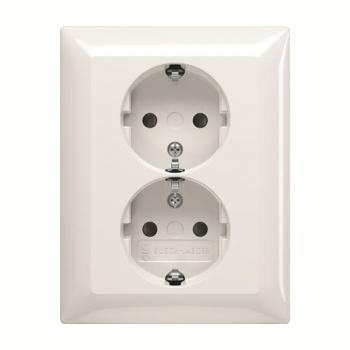 BJ 202 EUJB-914 SCHUKO Doppelsteckdose volle Abdeckung 202 EUJB-914