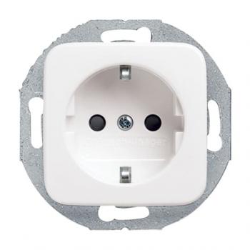 BJ SCHUKO® Steckdosen-Einsatz mit rundem Tragring 20 EUCRD-214