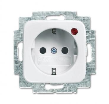 BJ Busch-Protector® SCHUKO® Steckdosen-Einsatz mit Überspannungsschutz 2310EUGL\VA-214-11