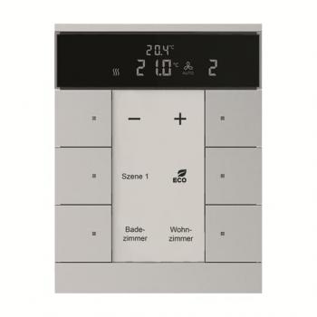 BJ Raumtemperaturregler Nebenstelle mit Bedienfunktion 6-fach Busch-Tenton® SBS\U6.0.11-83