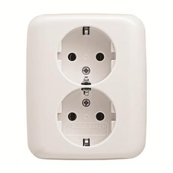 BJ 202 EUJ-214 SCHUKO Doppelsteckdose volle Abdeckung 202 EUJ-214