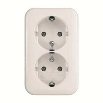 BJ 202 EAP\11W SCHUKO Doppelsteckdose  202 EAP\11W
