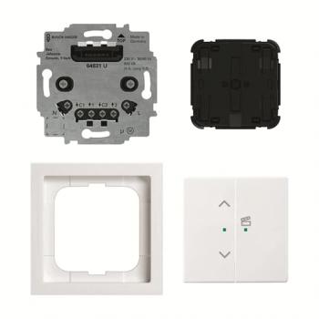 BJ 62731\UJ-84-WL Jalousie-Eins. flex, 1f Komplettset mit 2-fach Bedienelement, 62731\UJ-84-WL