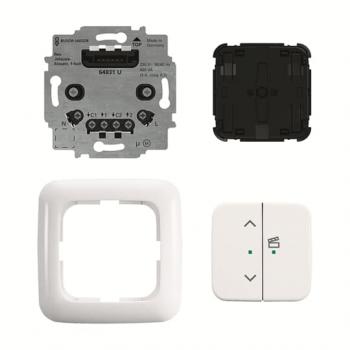 BJ 62731\UJ-214-WL Jalousie-Eins. flex, 1f Komplettset mit 2-fach Bedienelement, 62731\UJ-214-WL