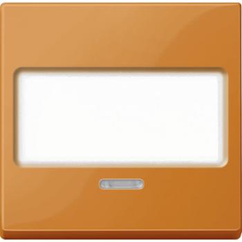 Merten Wippe mit Schriftfeld und Kontrollfenster, orange, System M MEG3370-0302