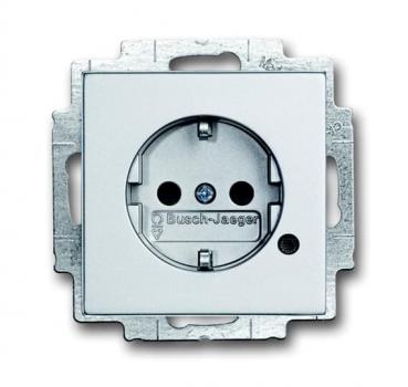 BJ SCHUKO® Steckdosen-Einsatz mit LED Kontrolllicht 20 EUCBL-83