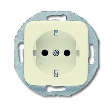 BJ SCHUKO® Steckdosen-Einsatz mit rundem Tragring 20 EUCRD-212