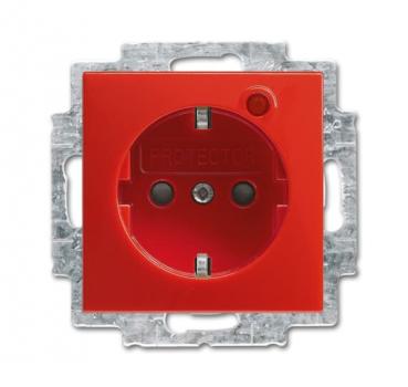 BJ Busch-Protector® SCHUKO® Steckdosen-Einsatz mit Überspannungsschutz 2310 EUGL\VAB-917