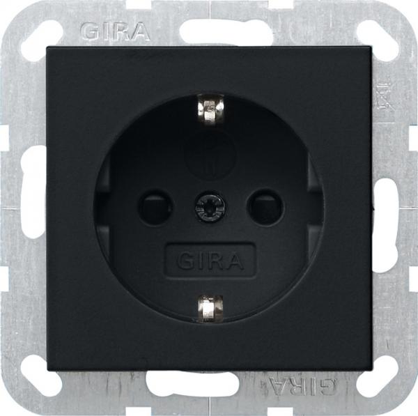 Gira SCHUKO SH SRK System 55 Schwarz m 0183005