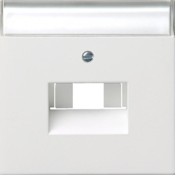 Gira Abd. BSF UAE/IAE + Netzwerk Flächenschalter Reinweiß 0284112