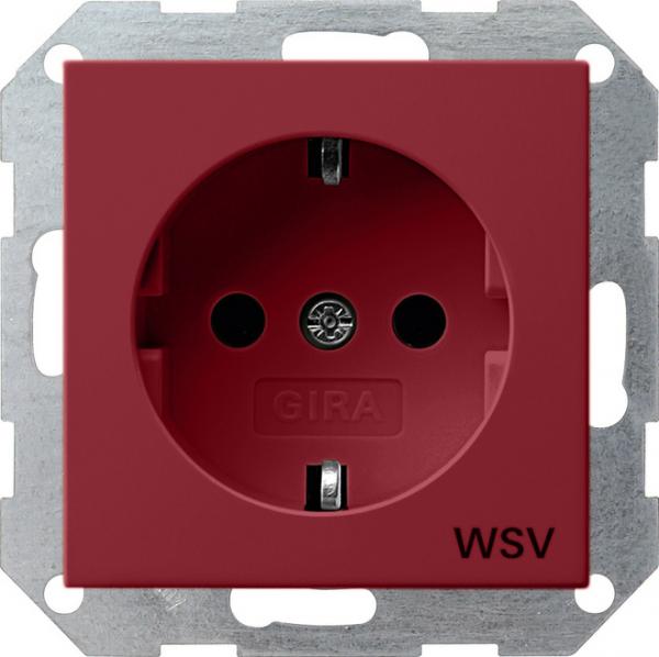 Gira SCHUKO WSV System 55 Rot 044902