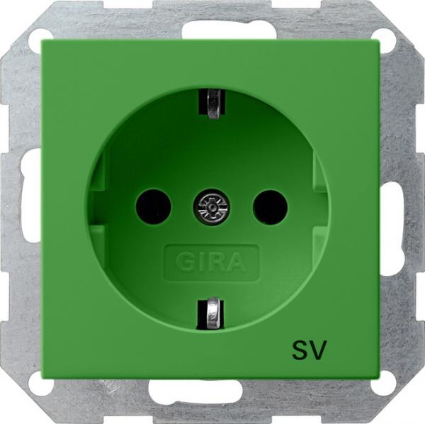 Gira SCHUKO SV System 55 Grün 045502