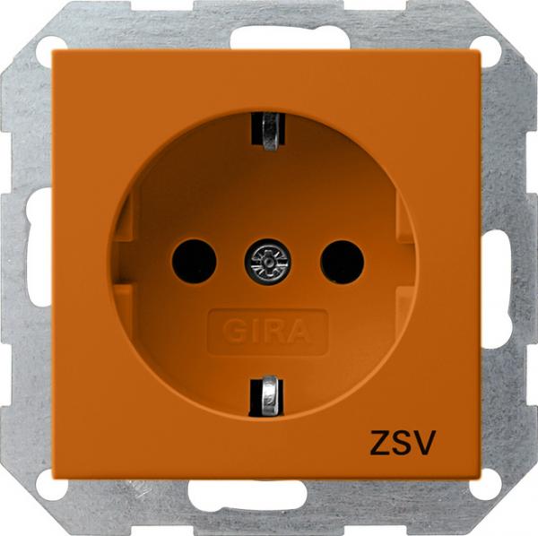 Gira SCHUKO ZSV System 55 Orange 045602