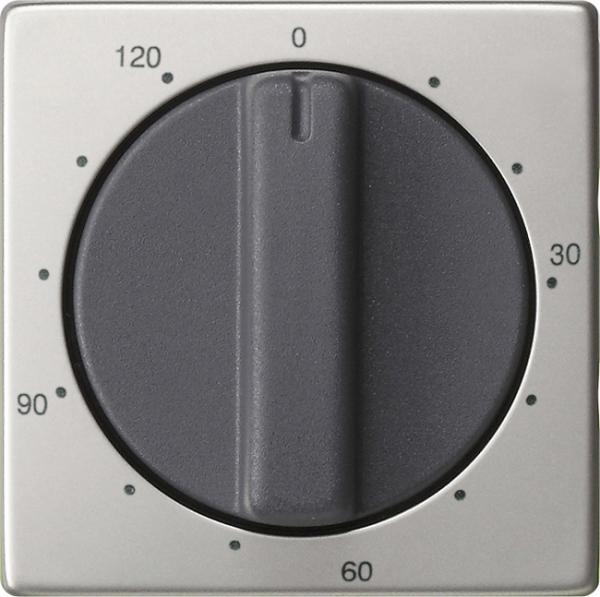Gira Abd. Knebel Zeitsch. 120 min System 55 Edelstahl 0642600
