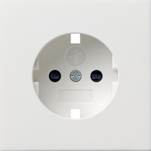 Gira Abd. SCHUKO SH Flächenschalter Reinweiß 0921112