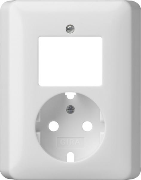 Gira Abd. Kombi AusWe/SCHUKO System 55 Reinweiß 092803