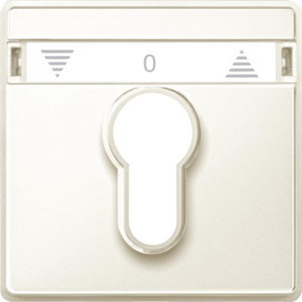 Merten AQUADESIGN IP44 Abdeckung Schlüsselschalter weiß  348244