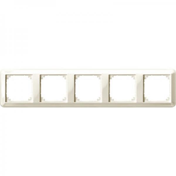 Merten ATELIER-M-Rahmen, 5fach, wei§ gl_nzend 388544